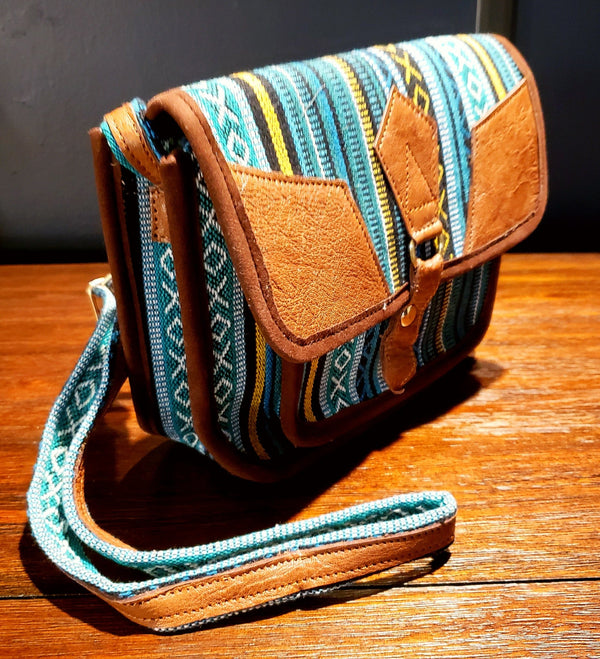 Turquoise Shoulder Bag from Nepal