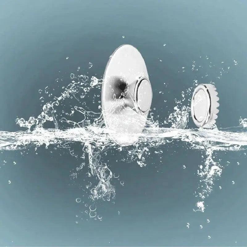 New 1PC Magnetic Soap Holder Tool Free Rustproof Sponge Holder Dish Holder Soap Dish For Bathroom Lavatory Home Soap Dish Suction Strongly Magnetic soap Holder Rustproof Stainless Soap Holder for Bathroom and Kitchen