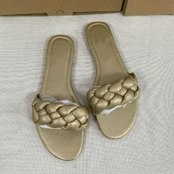 New 2021 Summer Sandals Flat Bottom Fashion Women Slides Sandals slipper -  Outdoor designer shoes for women