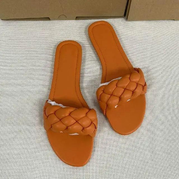 New 2021 Summer Sandals Flat Bottom Fashion Women Slides Sandals slipper -  Outdoor designer shoes for women