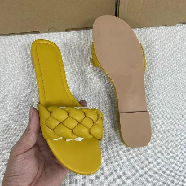 New 2021 Summer Sandals Flat Bottom Fashion Women Slides Sandals slipper -  Outdoor designer shoes for women