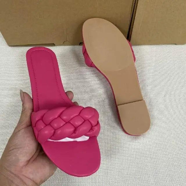 New 2021 Summer Sandals Flat Bottom Fashion Women Slides Sandals slipper -  Outdoor designer shoes for women