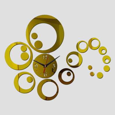 New 3D Acrylic Mirror Home Decoration Wall Clock Acrylic Mute Wall Clock Adjustable Silent Wall Art Clocks Home Decorations for Living Room Bedroom Farmhouse Watch Large Decorative Quartz Living Room Modern Wall sticker