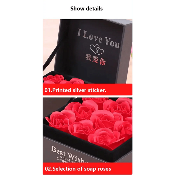 New Amazing Gift Boxes with Lids for Presents Jewelry Rose Box Christmas Present Women's Birthday Party Gift for Mom Girlfriend Gifts Bridesmaid gift Party favorite