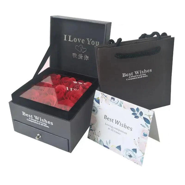 New Amazing Gift Boxes with Lids for Presents Jewelry Rose Box Christmas Present Women's Birthday Party Gift for Mom Girlfriend Gifts Bridesmaid gift Party favorite
