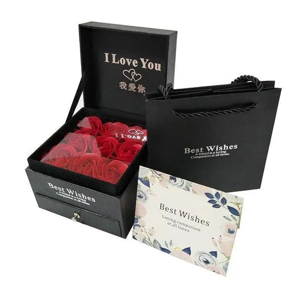 New Amazing Gift Boxes with Lids for Presents Jewelry Rose Box Christmas Present Women's Birthday Party Gift for Mom Girlfriend Gifts Bridesmaid gift Party favorite