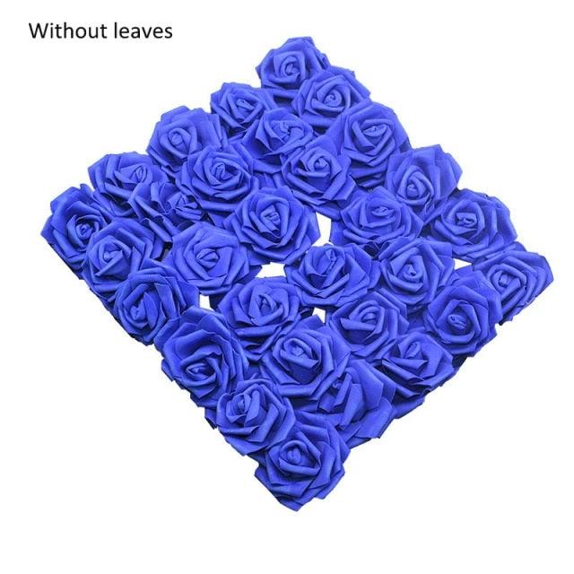 New Artificial 10/20/30 Heads 8cm PE Foam Rose Flowers Bride Bouquet Flower For Wedding Party Decorative Scrapbooking Flower Silk Roses for Wedding Centerpieces Bridal Show Bouquets Party Home Flowers Decoration