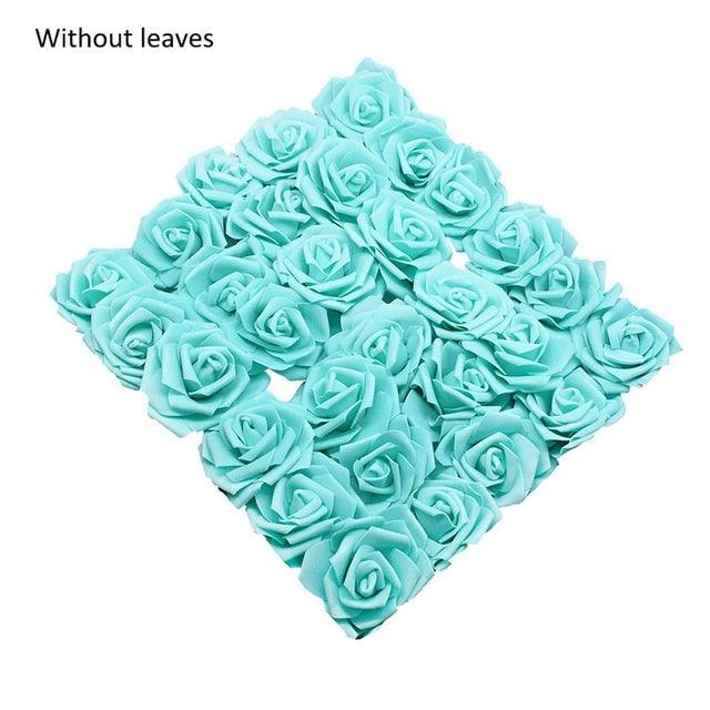 New Artificial 10/20/30 Heads 8cm PE Foam Rose Flowers Bride Bouquet Flower For Wedding Party Decorative Scrapbooking Flower Silk Roses for Wedding Centerpieces Bridal Show Bouquets Party Home Flowers Decoration