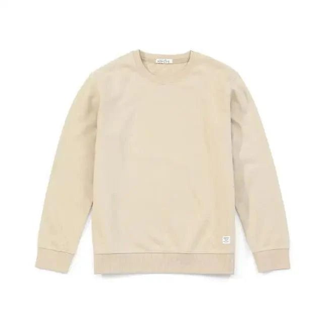 New Autumn  Winter Sweatshirt Men Casual Minimalist Sweatshirt O-Neck For Men Solid Color Ladies Long Sleeve Casual Pullover Clothes Sweatshirt