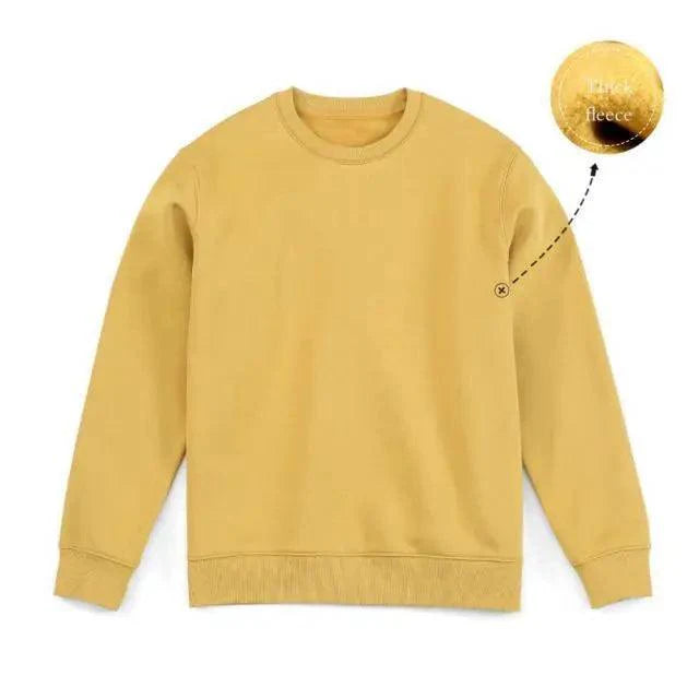 New Autumn  Winter Sweatshirt Men Casual Minimalist Sweatshirt O-Neck For Men Solid Color Ladies Long Sleeve Casual Pullover Clothes Sweatshirt