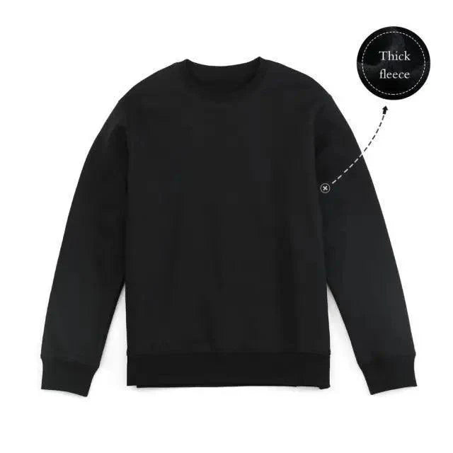 New Autumn  Winter Sweatshirt Men Casual Minimalist Sweatshirt O-Neck For Men Solid Color Ladies Long Sleeve Casual Pullover Clothes Sweatshirt