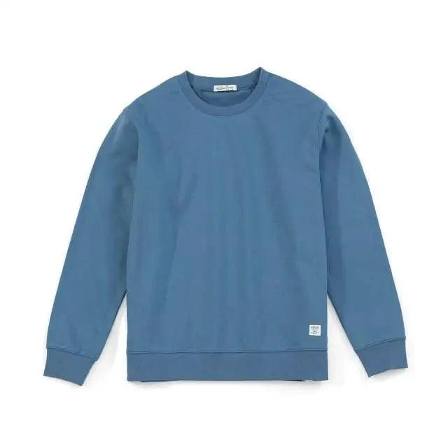 New Autumn  Winter Sweatshirt Men Casual Minimalist Sweatshirt O-Neck For Men Solid Color Ladies Long Sleeve Casual Pullover Clothes Sweatshirt