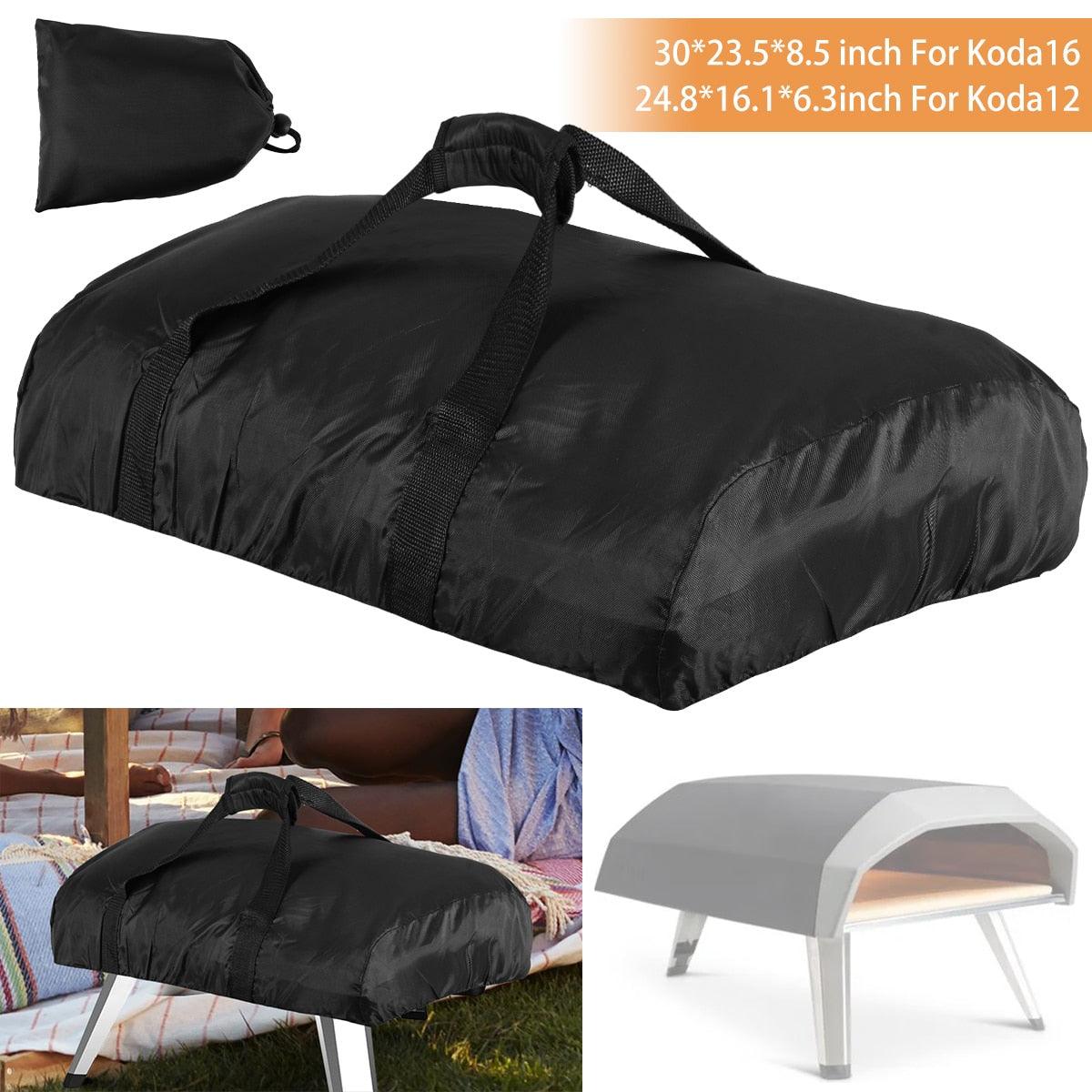 New Barbecue Grill Oven Cover for 12 16 Portable 420D Fabric Waterproof Pizza Oven Dustproof Covers BBQ Accessories Outdoor Pizza Oven Waterproof Fabric BBQ Oven Cover Accessories