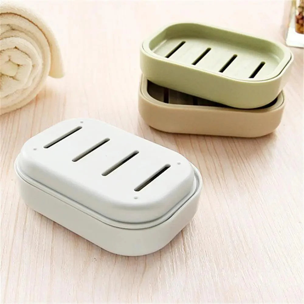 New Bathroom Dish Plate Case Home Shower Travel Hiking Holder Container Soap Box Plastic Soap Box Dispenser Soap Rack Bathroom Dish Plate Case Home Shower Travel Hiking Box Soap Box Dispenser Plastic Container Soap Soap Rack Holder Random Colour