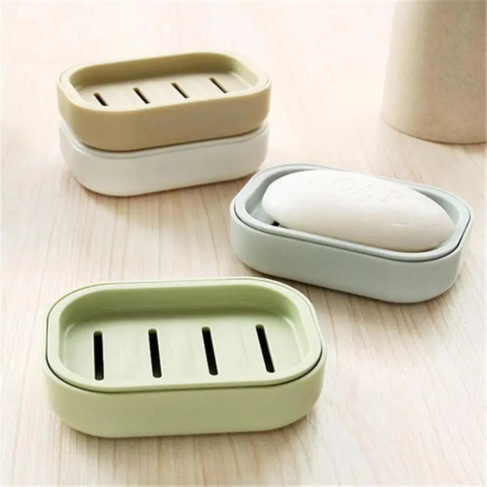 New Bathroom Dish Plate Case Home Shower Travel Hiking Holder Container Soap Box Plastic Soap Box Dispenser Soap Rack Bathroom Dish Plate Case Home Shower Travel Hiking Box Soap Box Dispenser Plastic Container Soap Soap Rack Holder Random Colour