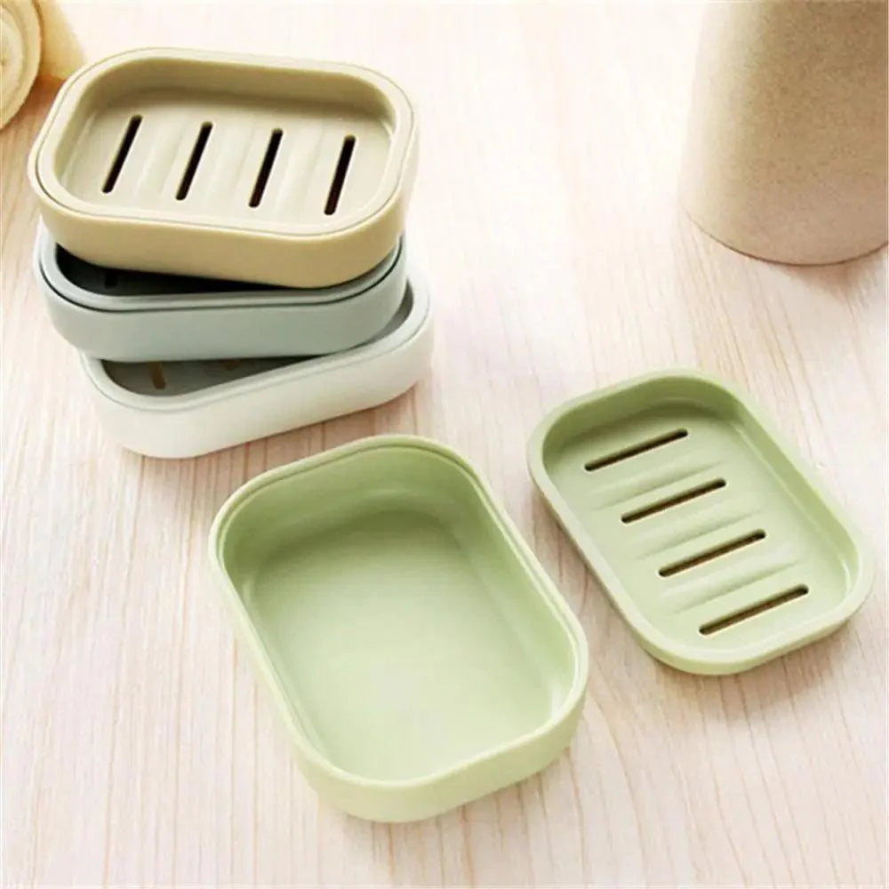 New Bathroom Dish Plate Case Home Shower Travel Hiking Holder Container Soap Box Plastic Soap Box Dispenser Soap Rack Bathroom Dish Plate Case Home Shower Travel Hiking Box Soap Box Dispenser Plastic Container Soap Soap Rack Holder Random Colour