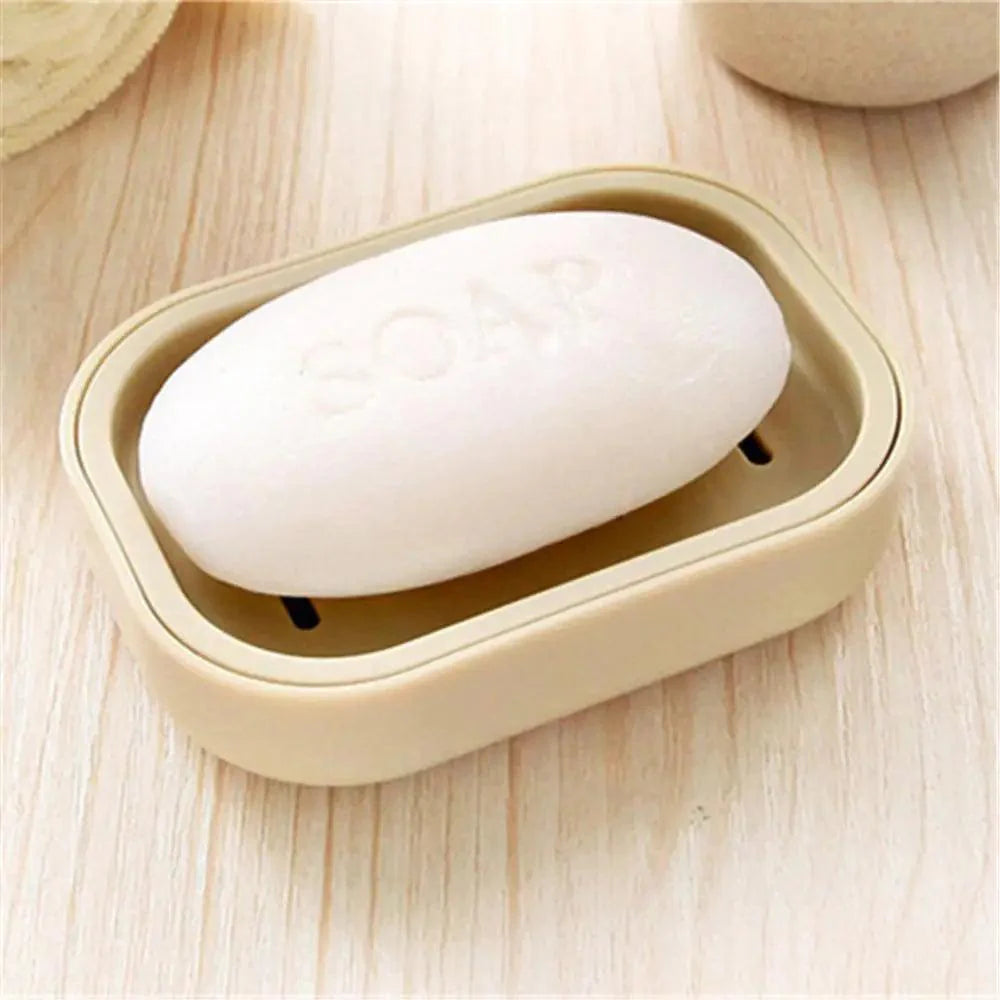 New Bathroom Dish Plate Case Home Shower Travel Hiking Holder Container Soap Box Plastic Soap Box Dispenser Soap Rack Bathroom Dish Plate Case Home Shower Travel Hiking Box Soap Box Dispenser Plastic Container Soap Soap Rack Holder Random Colour