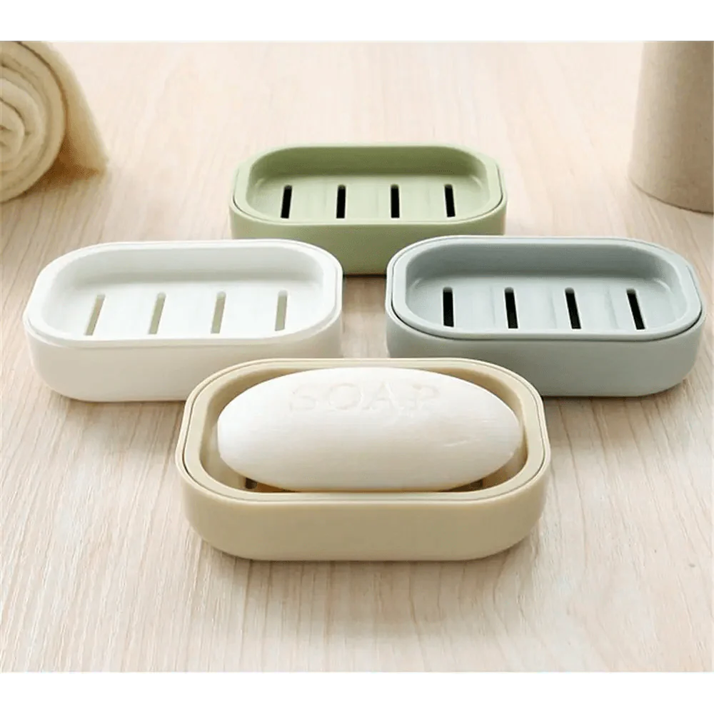 New Bathroom Dish Plate Case Home Shower Travel Hiking Holder Container Soap Box Plastic Soap Box Dispenser Soap Rack Bathroom Dish Plate Case Home Shower Travel Hiking Box Soap Box Dispenser Plastic Container Soap Soap Rack Holder Random Colour