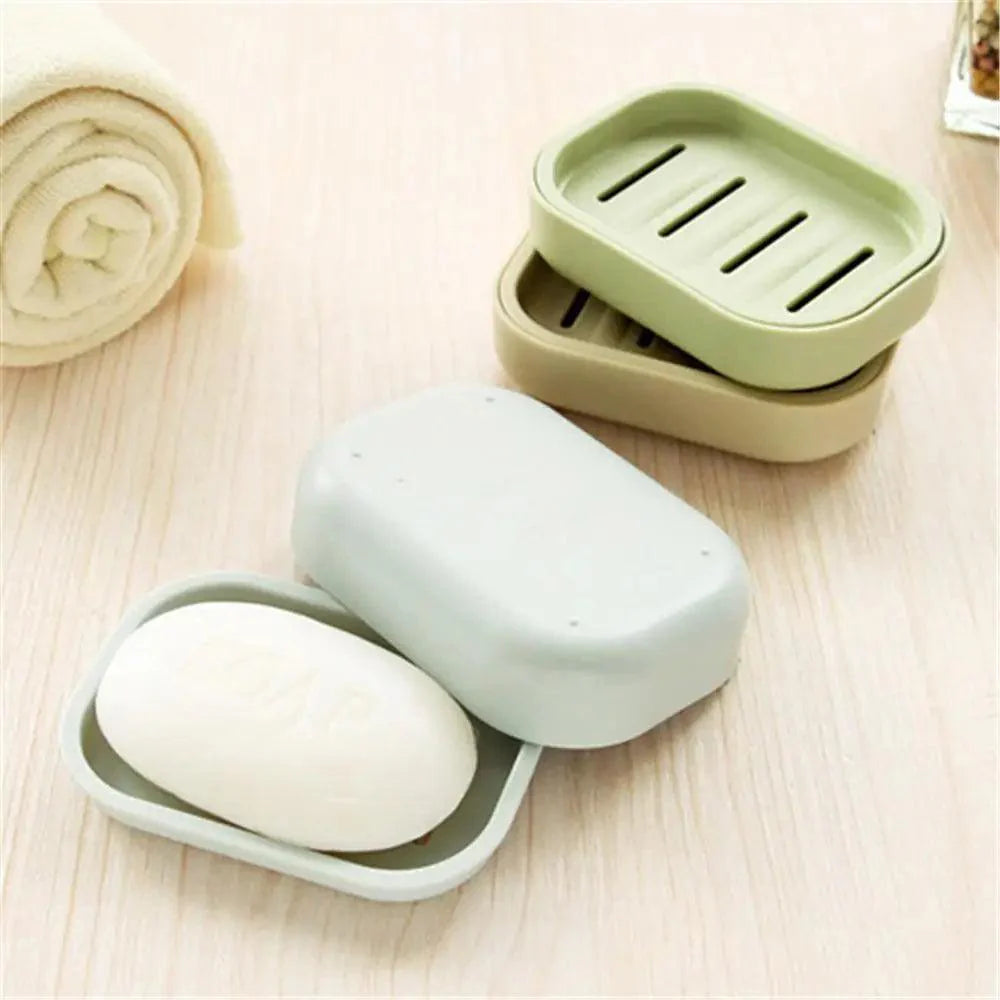 New Bathroom Dish Plate Case Home Shower Travel Hiking Holder Container Soap Box Plastic Soap Box Dispenser Soap Rack Bathroom Dish Plate Case Home Shower Travel Hiking Box Soap Box Dispenser Plastic Container Soap Soap Rack Holder Random Colour