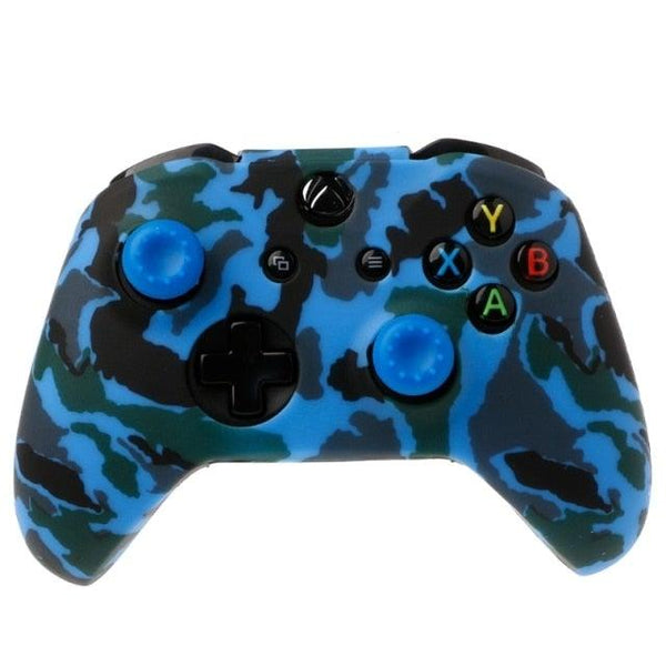 New Camouflage Silicone Gamepad Cover+2 Joystick Caps For Controller Silicone Cover Skins Protector Case Accessories For Wireless/Wired Gamepad Joystick