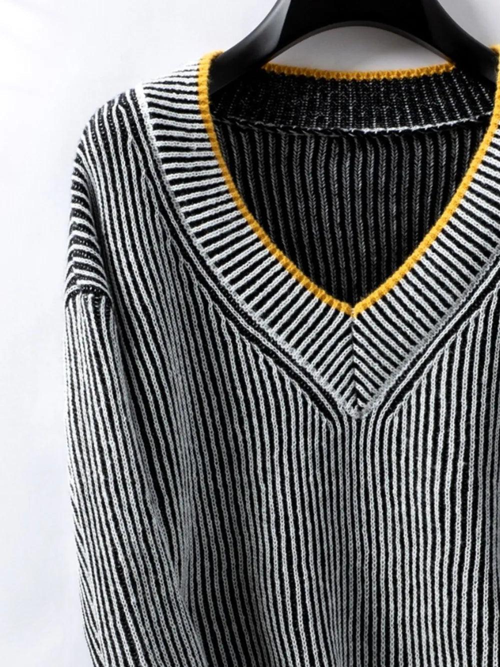 New casual pullover loose knit sweater