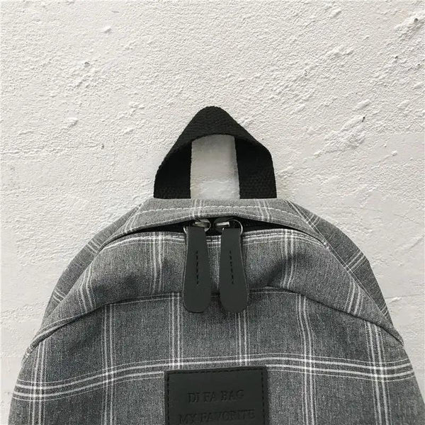 New Casual School Bag For Women And Girls Stylish Backpack Striped Book Packbags for Teenage