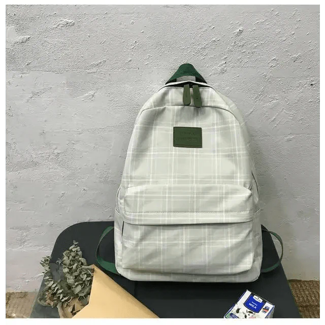 New Casual School Bag For Women And Girls Stylish Backpack Striped Book Packbags for Teenage