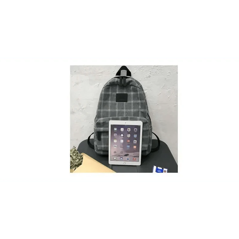 New Casual School Bag For Women And Girls Stylish Backpack Striped Book Packbags for Teenage