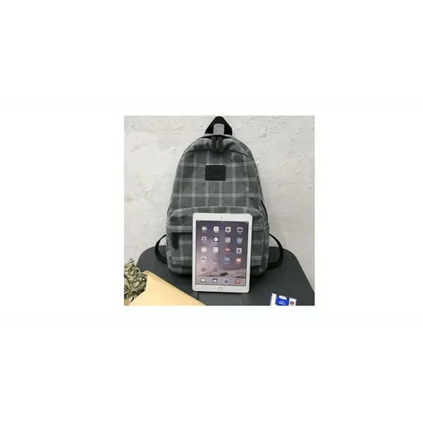 New Casual School Bag For Women And Girls Stylish Backpack Striped Book Packbags for Teenage