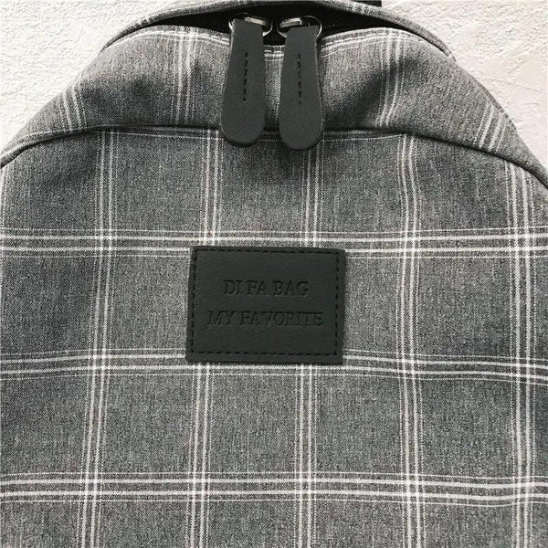 New Casual School Bag For Women And Girls Stylish Backpack Striped Book Packbags for Teenage