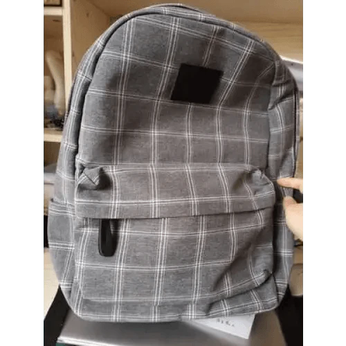 New Casual School Bag For Women And Girls Stylish Backpack Striped Book Packbags for Teenage