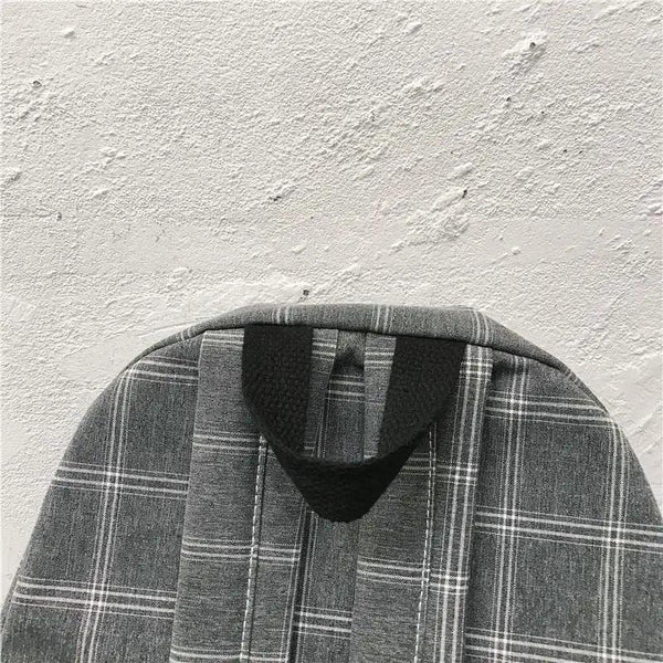 New Casual School Bag For Women And Girls Stylish Backpack Striped Book Packbags for Teenage