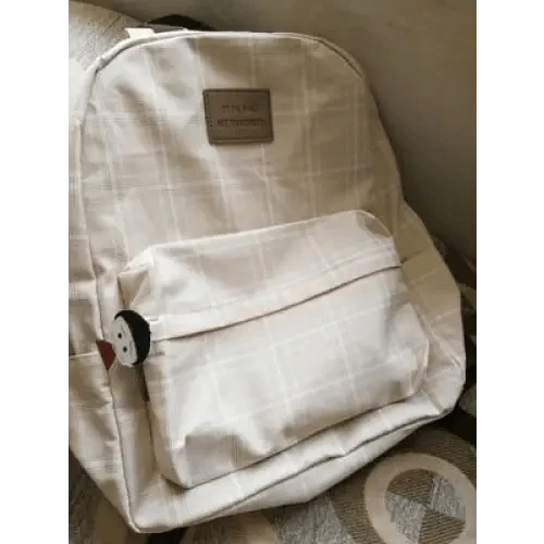 New Casual School Bag For Women And Girls Stylish Backpack Striped Book Packbags for Teenage