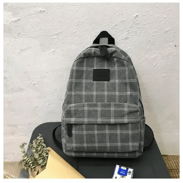 New Casual School Bag For Women And Girls Stylish Backpack Striped Book Packbags for Teenage