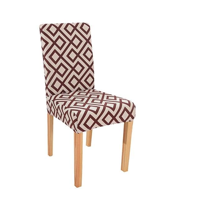New Chair Covers Spandex Stretch Chair Covers Dining Slipcover Decorative Chair Cover floral For Kitchen Wedding Banquet Hotel Stretch Armless Chair Slipcover for Dining Room Seat Cushion, Spandex Kitchen Parson Chair Protector Cover, Removable & Washable