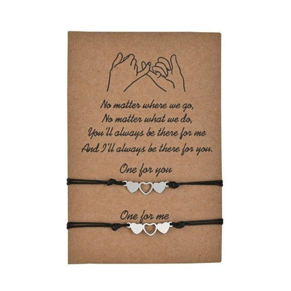 New Charm Bracelet For Friendship Couples 2pcs/set Volcanic Stone Bracelet Bead Bangles Natural Stone Bracelets Set Friendship Hand Woven Braided Stretch String Adjustable For Couples