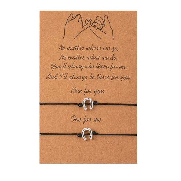 New Charm Bracelet For Friendship Couples 2pcs/set Volcanic Stone Bracelet Bead Bangles Natural Stone Bracelets Set Friendship Hand Woven Braided Stretch String Adjustable For Couples