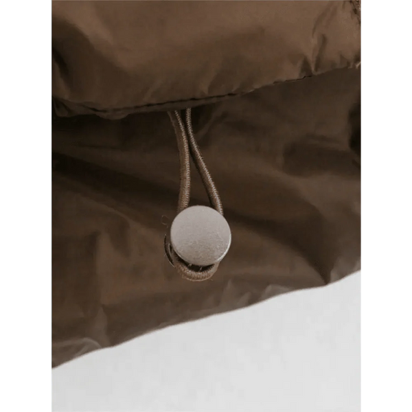 New Chic Lady Fashionable Women's Casual High Collar In Coffee Color Short Outwear Zippers Sleeveless Jackets Vest