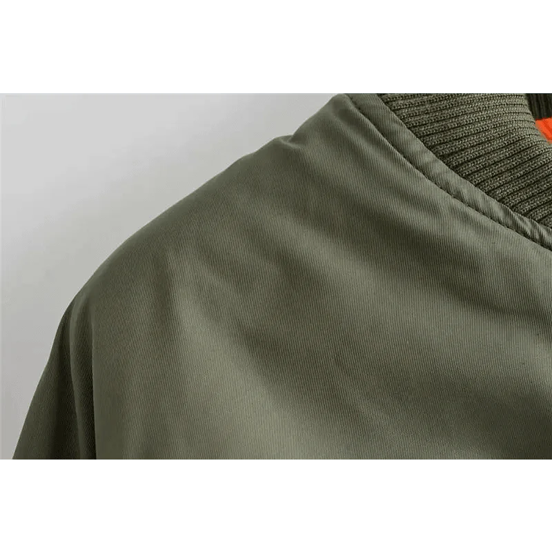 New Classic Design Autumn Winter Green Short Jackets Women Fashionable Long Sleeve Zipper Bomber Jacket Outwear Women's Coat