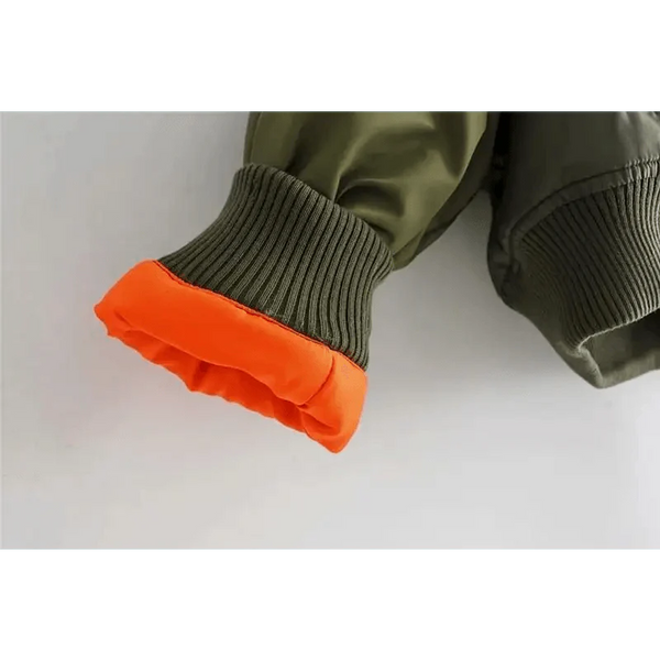 New Classic Design Autumn Winter Green Short Jackets Women Fashionable Long Sleeve Zipper Bomber Jacket Outwear Women's Coat