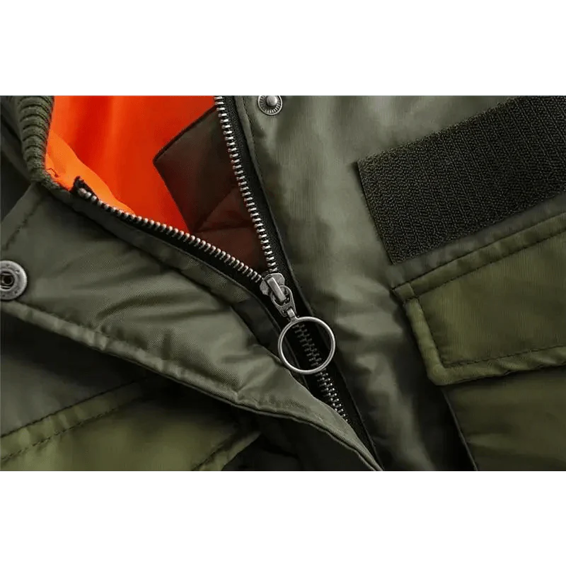 New Classic Design Autumn Winter Green Short Jackets Women Fashionable Long Sleeve Zipper Bomber Jacket Outwear Women's Coat