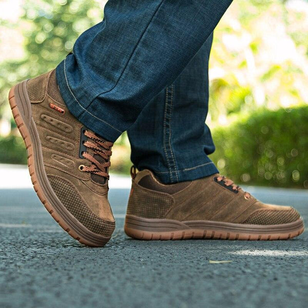 New Classics Style Mens Hiking Shoes Lace Up Men Sport Wear-Resistant Outdoor Jogging Camping Low Cut Hiking Work Boots Outdoor Mountaineering Sport Shoes