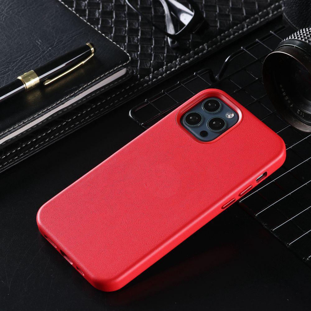 New Colorful Leather For iPhone 14 13 Pro Max Mini Magnet Case Cover Wireless Charging Drop Protect Covers Shockproof Slim Back Cover Leather Case For iPhone Slim and Aesthetic iPhone 14 case