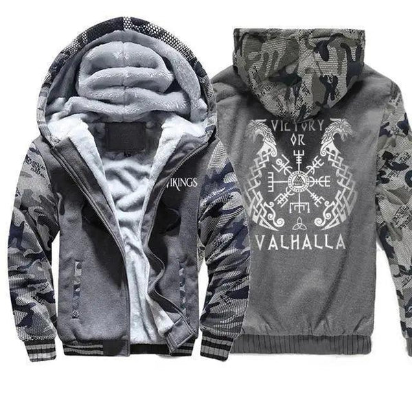 New Cool Fashion Winter Streetwear Modern Male Clothing Camouflage Jacket Tops Pullover Long Sleeve Hooded Sweatshirt Tops Blouse Men's Hoodie Sweatshirt
