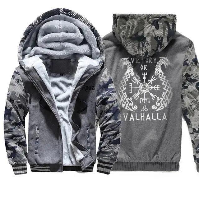 New Cool Fashion Winter Streetwear Modern Male Clothing Camouflage Jacket Tops Pullover Long Sleeve Hooded Sweatshirt Tops Blouse Men's Hoodie Sweatshirt