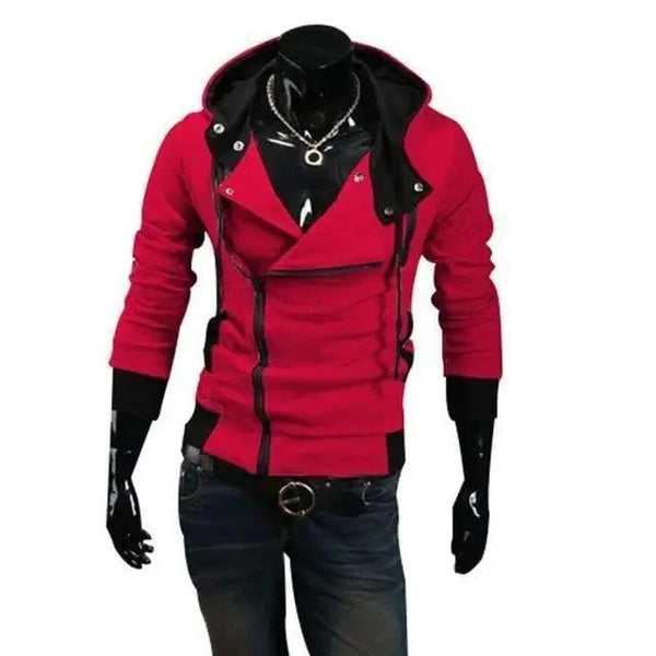 New Cool Jackets Men's Fashion Jackets Spring Sportswear Jacket Men's Hipster Hip Hop Jacket with Hood Casual Jacket Classic Men's Fashion Streetwear Jacket New Trendy Rockstar Jacket For Men