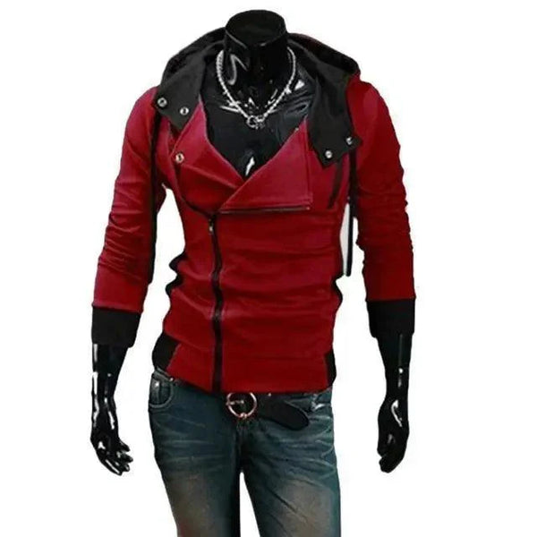 New Cool Jackets Men's Fashion Jackets Spring Sportswear Jacket Men's Hipster Hip Hop Jacket with Hood Casual Jacket Classic Men's Fashion Streetwear Jacket New Trendy Rockstar Jacket For Men