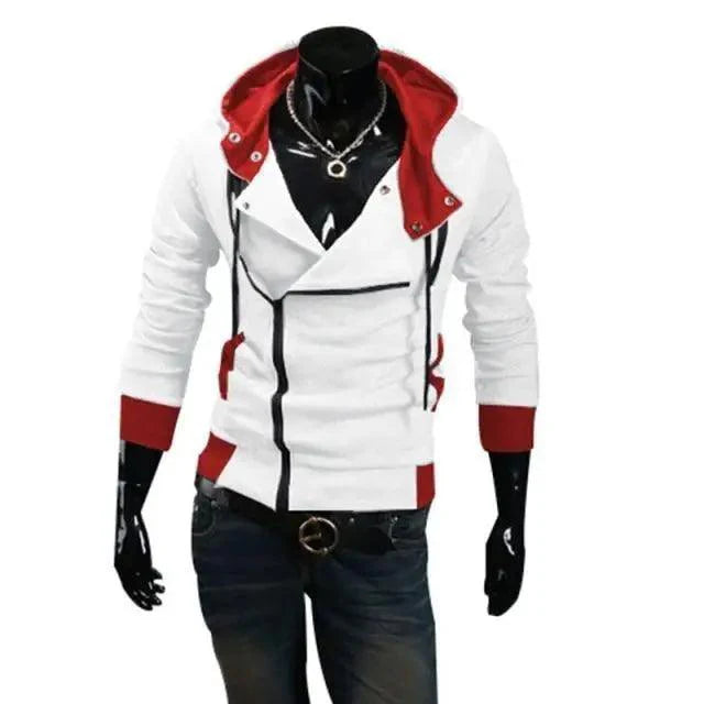 New Cool Jackets Men's Fashion Jackets Spring Sportswear Jacket Men's Hipster Hip Hop Jacket with Hood Casual Jacket Classic Men's Fashion Streetwear Jacket New Trendy Rockstar Jacket For Men
