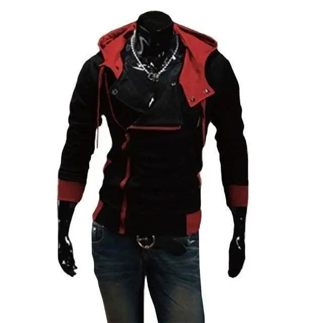 New Cool Jackets Men's Fashion Jackets Spring Sportswear Jacket Men's Hipster Hip Hop Jacket with Hood Casual Jacket Classic Men's Fashion Streetwear Jacket New Trendy Rockstar Jacket For Men