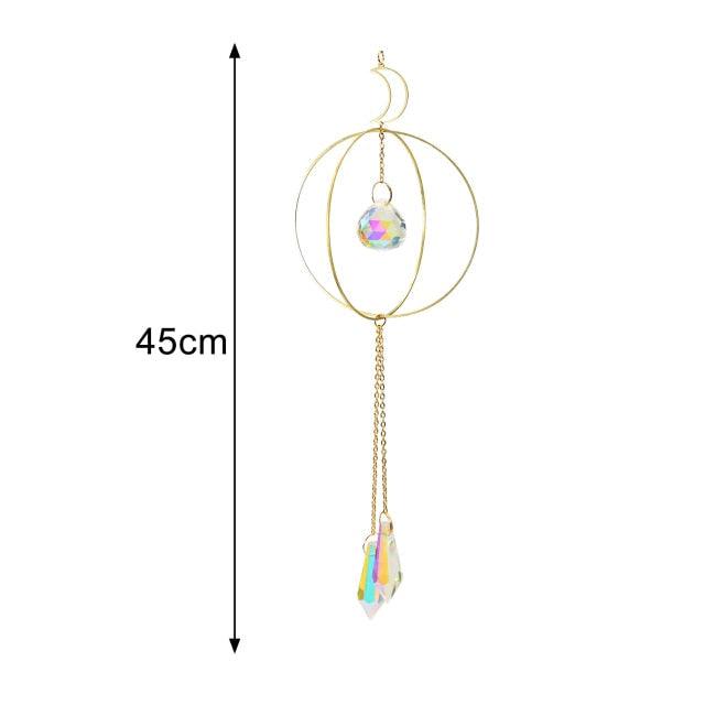 New Crystal Guardian Angel Wing Sun Catcher Angel Crystal Prism Pendant Sun Catcher Windows Outdoor Garden Hanging Decor Gifts Rainbow Collection With Crystal Wind Chimes For Home Garden Hanging Decoration